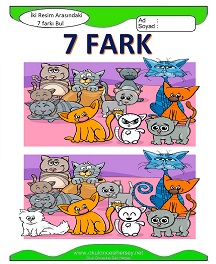 İki Resim Arasındaki Farkı Bul Etkinliği